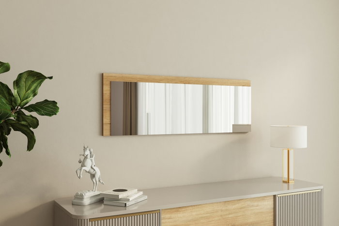 Hanah Home Espejo Ecológico Flotal-E Blanco y Natural Hanah Home Espejo Ecológico Flotal-E Blanco y Natural